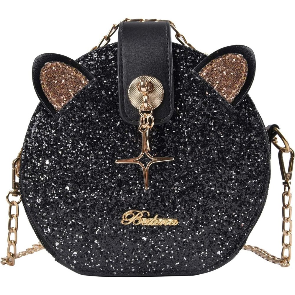 QZUnique Cat Cross Body Handba, Large Capacity Shoulder Bag for Women
